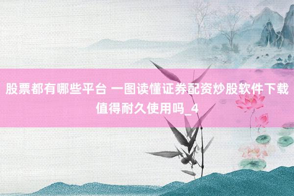 股票都有哪些平台 一图读懂证券配资炒股软件下载值得耐久使用吗_4